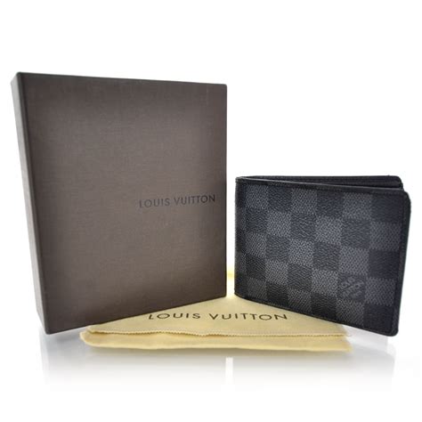 louis vuitton damier graphite multiple mens wallet|Louis Vuitton wallet checkered.